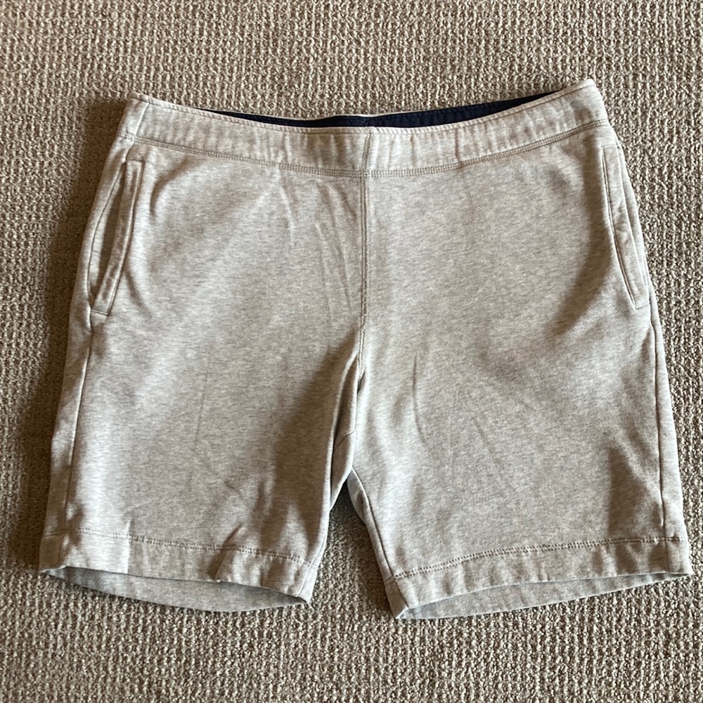 Nautica Gray Heather Drawstring Sweat Shorts - Sz L